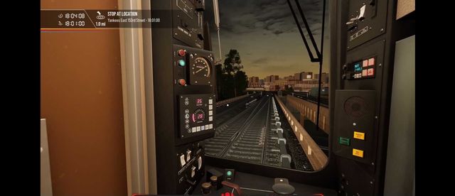 A screenshot of a game showing the train route for Metro-North's Harlem Line.
